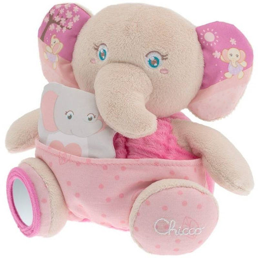 Chicco Soft Cuddles Elefante Peluche per neonati. Morbido, interattivo e lavabile in lavatrice. Perfetto per le prime scoperte del tuo bambino  (19093080)