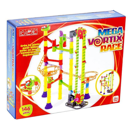 Scopri la pista per biglie Quercetti Mega Vortix! Con scivoli, ponti, spirali e un ascensore, crea percorsi infiniti. Per bambini 5-12 anni. Made in Italy. (18930955) (19093178)