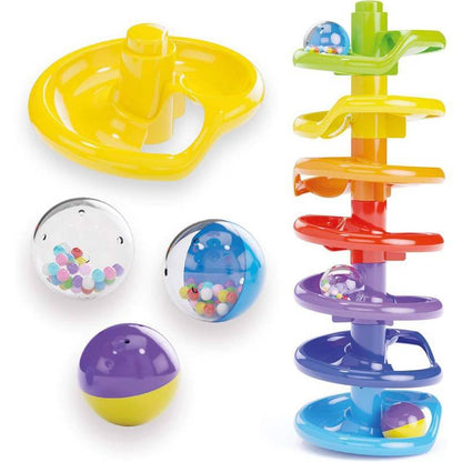 Scopri Spiral Tower di Quercetti, la pista per biglie ideale per bambini da 1 anno. Facilmente costruibile, sviluppa abilità cognitive e motorie. 100% Made in Italy, sicura e sostenibile. (18931007) (19093228)