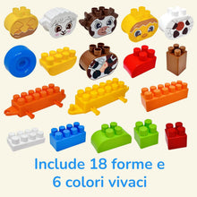 Il Bauletto Fattoria Abrick include 250 mattoncini colorati 2