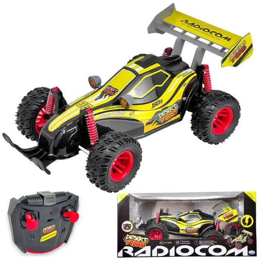 Desert Storm è una macchina telecomandata per bambini, lunga 36 cm e ideale per ogni terreno! Questa auto radiocomandata con telecomando a 7 funzioni e ruote ad alta aderenza 1