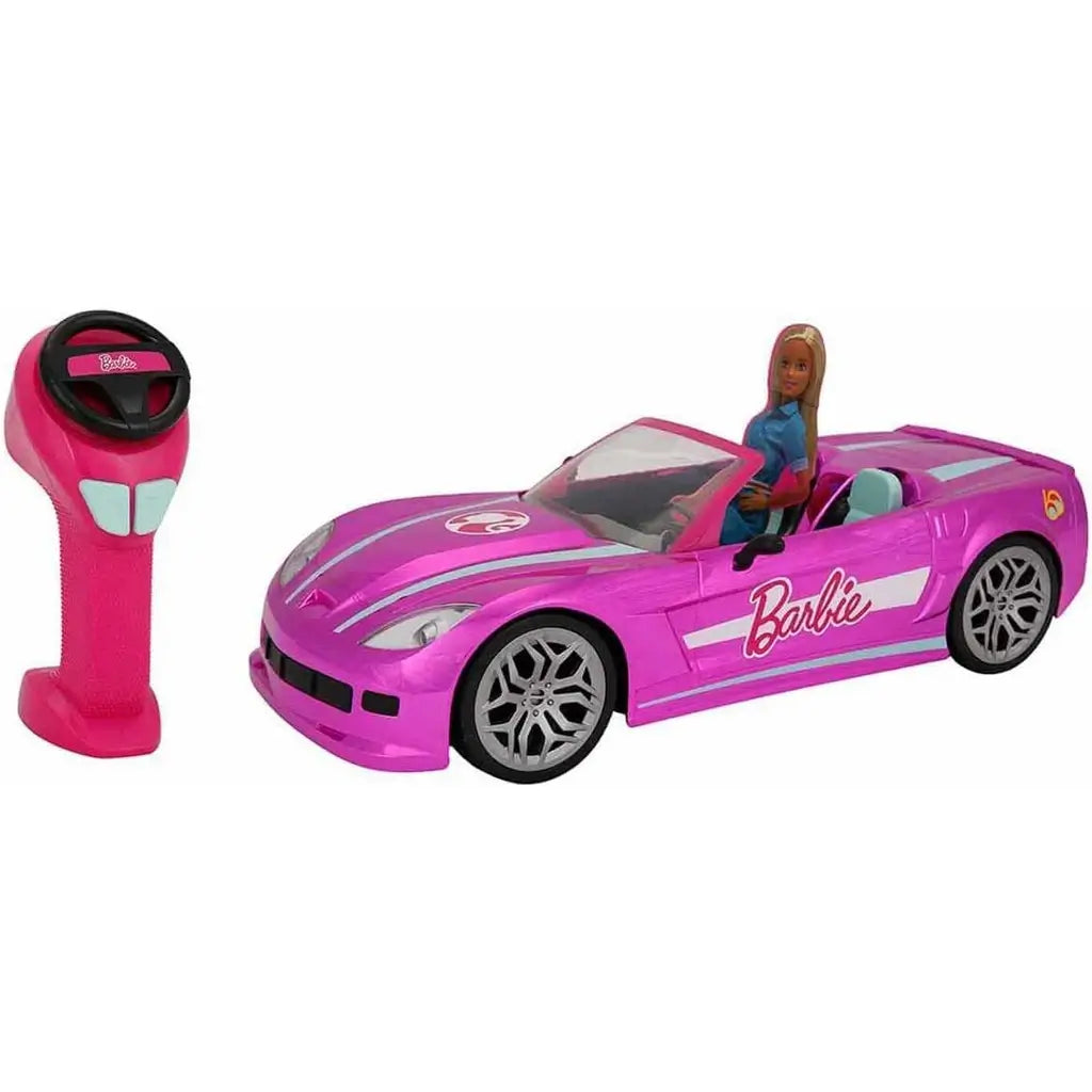 Barbie Dream Car, l’auto radiocomandata cabrio perfetta per i bambini! Una macchina sportiva dal design glamour con telecomando a 2.4 GHz. 