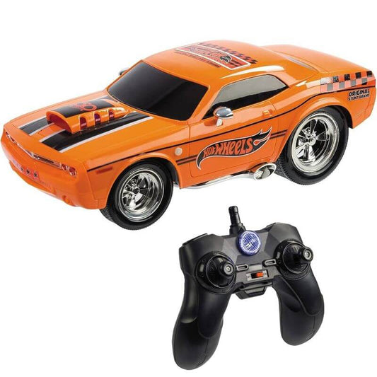 Auto-Radiocomandata-Hot-Wheels-Muscle-King-Luci-e-Suoni-Mondo-1