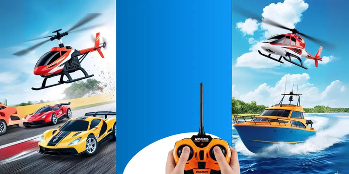Giocattoli radiocomandati - auto, droni e veicoli telecomandati per avventure senza fili