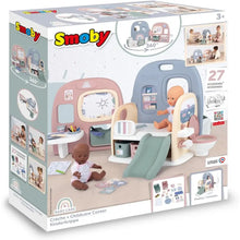Asilo bambole Smoby Baby Care 7600240307 con 5 aree gioco e 27 accessori. Set da gioco per bambine 1