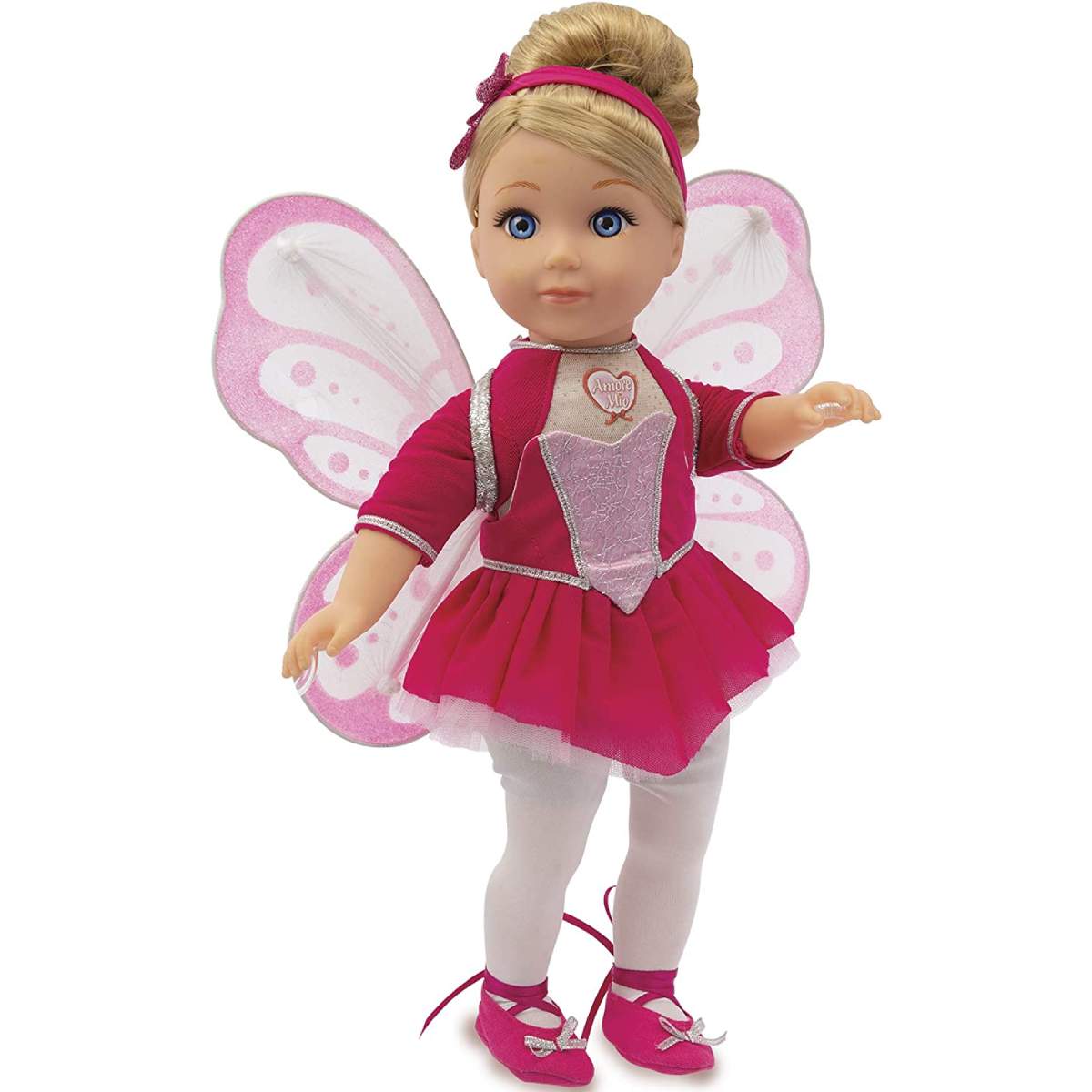 Bambola Giulia Ballerina è interattiva e perfetta per amanti di danza e musica classica. Pronuncia frasi, suona brani premendo petto e mano, e include ali per bambola e bambina 1 (19092892)