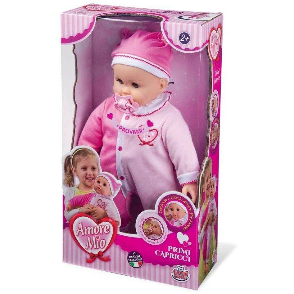 Bambola Amore Mio Primi Capricci Interattiva Che Piange Con Ciuccio BabyLud