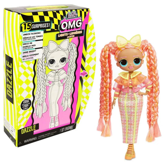 LOL Surprise OMG Dazzle, la Fashion Doll perfetta per bambine! Outfit alla moda, accessori e dettagli che brillano sotto la luce UV