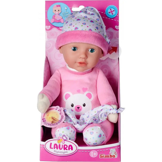 La bambola Laura aiuta i piccoli ad addormentarsi grazie alla luce e alla ninna nanna. Con corpo morbido è perfetta per bambini da 12 mesi. Alta 30 cm, ideale per il sonno e il gioco. Smoby 