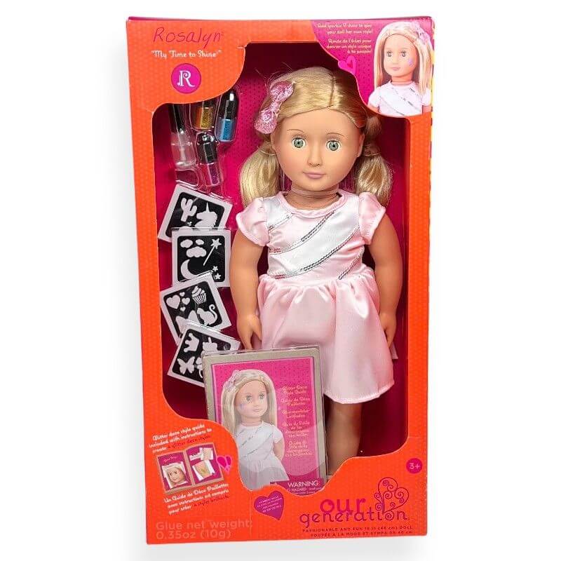 Bambola-Rosalyn-46-cm-Abito-e-Accessori-Capelli-Pettinabili-Our-Generation-2