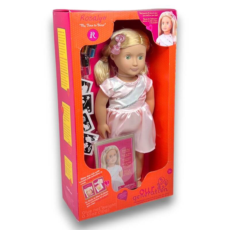 Bambola-Rosalyn-46-cm-Abito-e-Accessori-Capelli-Pettinabili-Our-Generation-3