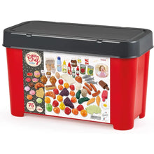 Set alimenti cibi giocattolo Ecoiffier 100% Chef con 75 pezzi in plastica: ideale per il gioco di imitazione e la fantasia dei bambini dai 18 mesi 1