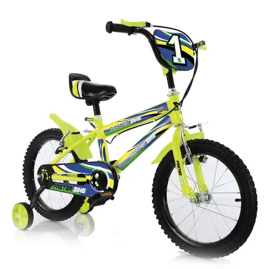 Bicicletta 12" con Rotelle per bambini dai 2 a 4 anni: telaio in metallo, freni V-Brake, sella regolabile e rotelle laterali removibili per imparare a pedalare GGI220250