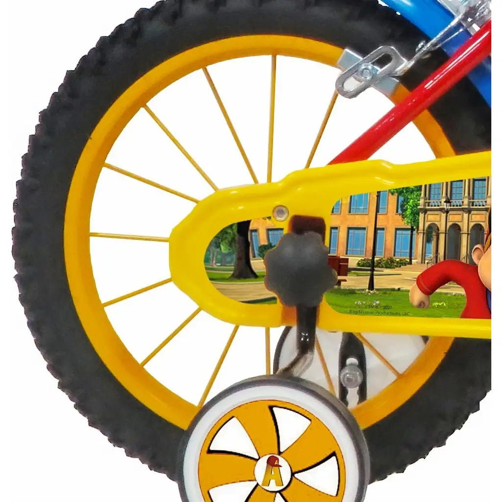 Bicicletta per bambini 12" Alvin con rotelle, borraccia, doppio freno e telaio in acciaio 3-5 anni 5