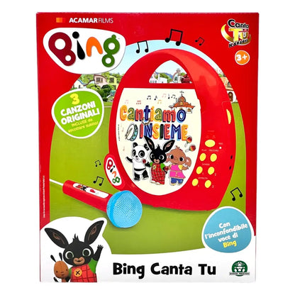 Bing Karaoke Canta Tu per Bambini con 3 Canzoni Microfono Giochi Preziosi 7