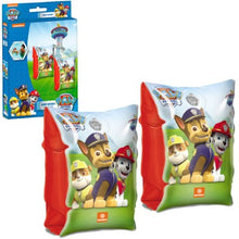 Coppia braccioli gonfiabili Paw Patrol 15x25 cm in PVC con grafica Chase Marshall e Rubble, prodotto Mondo