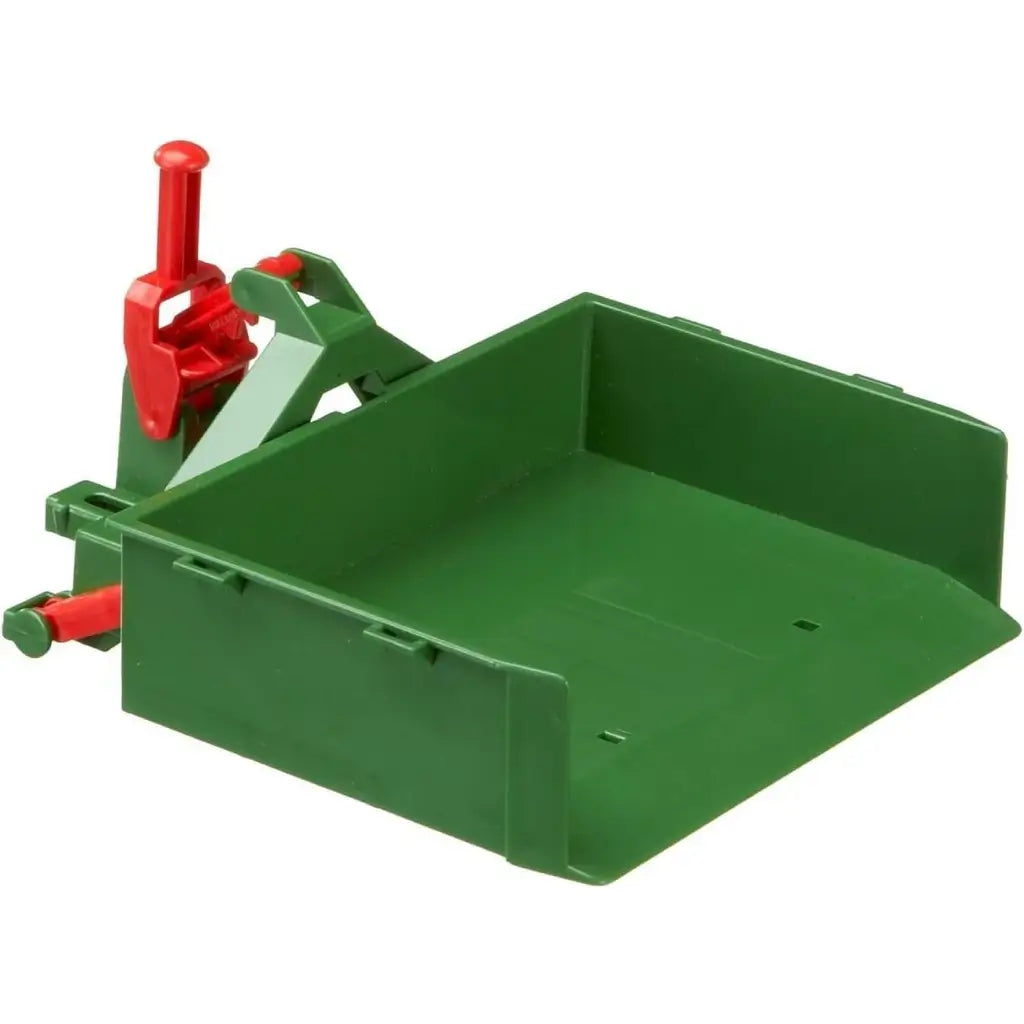 Scopri il cassone Bruder 02336, accessorio perfetto per trattori serie Profi e MB Unimog in scala 1:16. Realistico e funzionale, arricchisce il gioco con simulazioni di carico e scarico. 2
