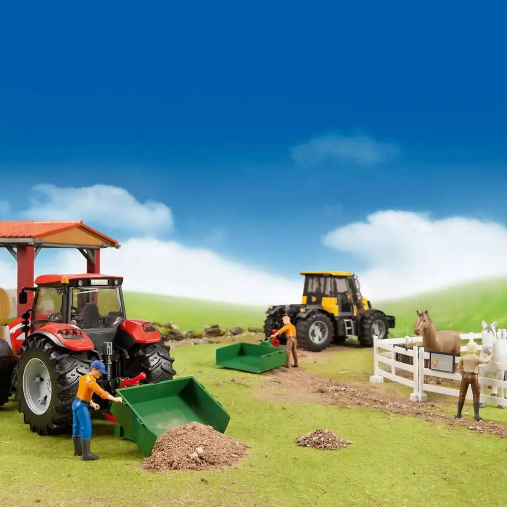 Scopri il cassone Bruder 02336, accessorio perfetto per trattori serie Profi e MB Unimog in scala 1:16. Realistico e funzionale, arricchisce il gioco con simulazioni di carico e scarico. 3