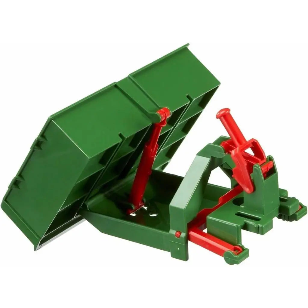 Scopri il cassone Bruder 02336, accessorio perfetto per trattori serie Profi e MB Unimog in scala 1:16. Realistico e funzionale, arricchisce il gioco con simulazioni di carico e scarico. 1