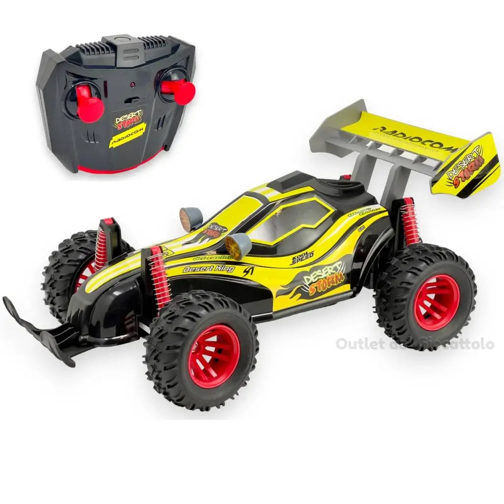 Desert Storm è una macchina telecomandata per bambini, lunga 36 cm e ideale per ogni terreno! Questa auto radiocomandata con telecomando a 7 funzioni e ruote ad alta aderenza 2