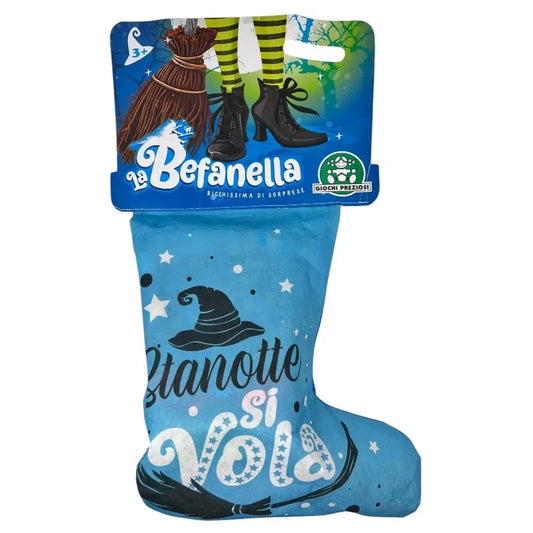 Calza della Befana Gormiti di Giochi Preziosi! Contiene un personaggio Gormiti 8 cm, Crystal Ball, Boom City Racer, Yuckeez e altre sorprese. Perfetta per bambini dai 3 anni
