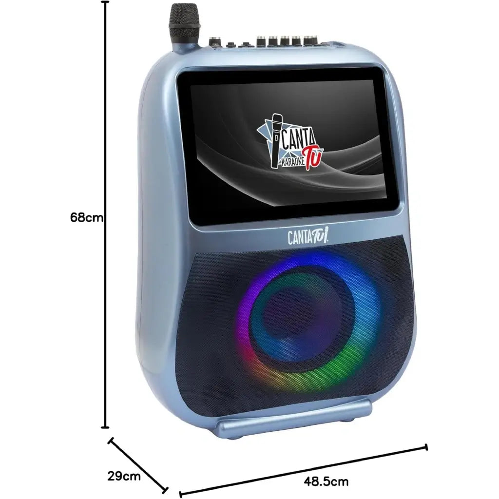 Canta Tu Giochi Preziosi CTC10200 Blu Karaoke Portatile con Microfono Senza Fili Bluetooth 10