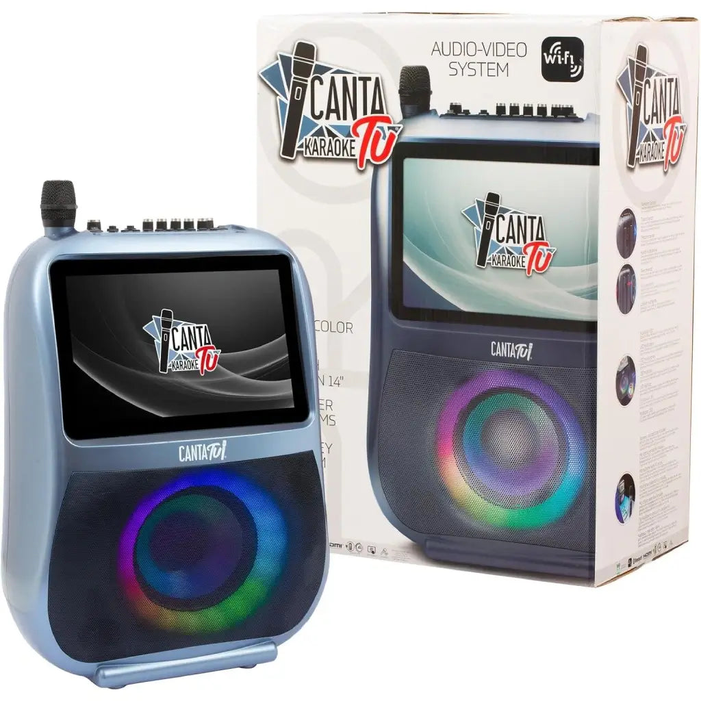 Canta Tu Giochi Preziosi CTC10200 Blu Karaoke Portatile con Microfono Senza Fili Bluetooth 2