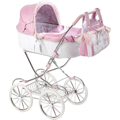 Carrozzina Reborn Love Bebé con Ombrello e Borsa Ricamata per Bambole  giocattolo Bambine, Bimbe 1