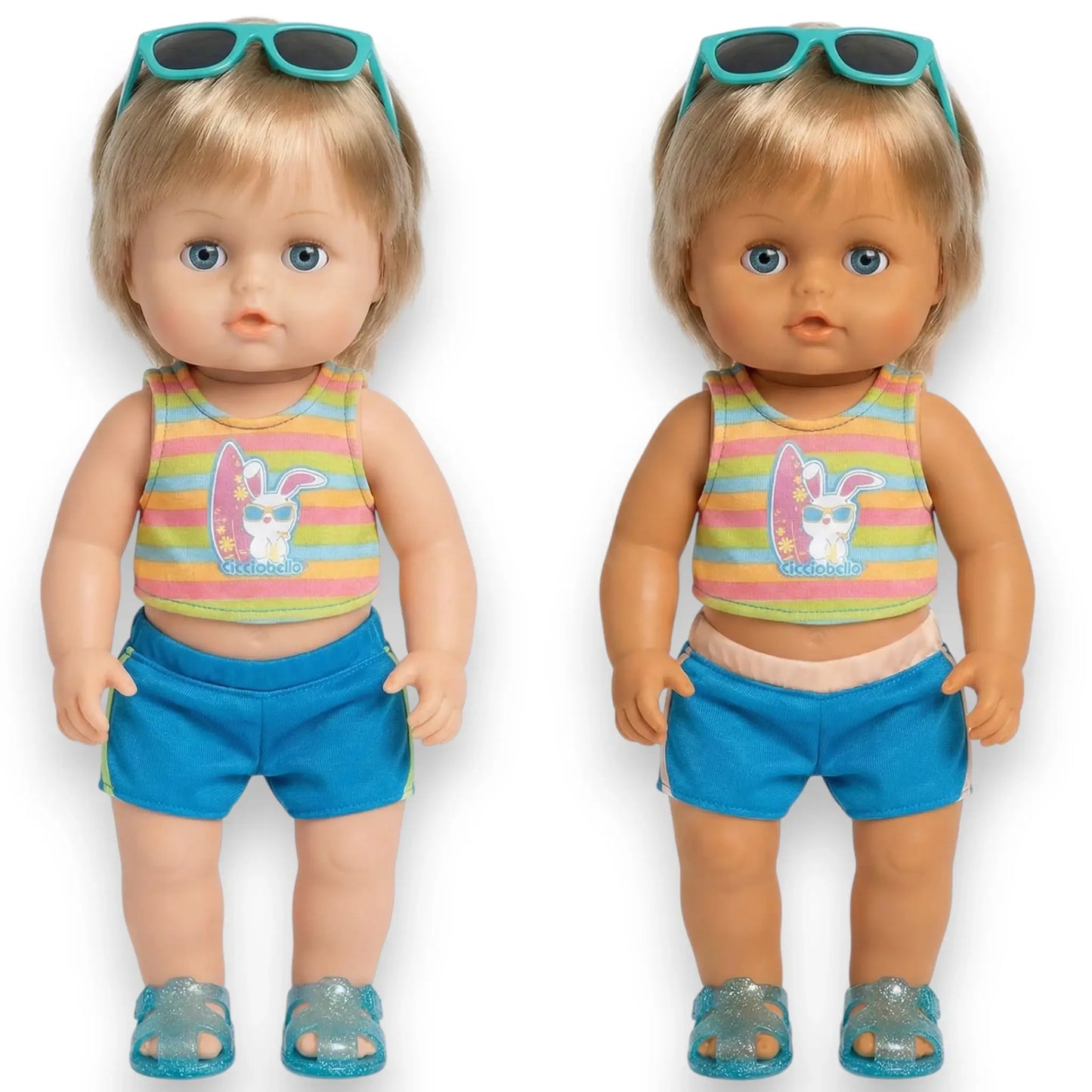 Cicciobello Sunny Bambola Abbronzante con Occhiali Cambia Colore giocattolo 2