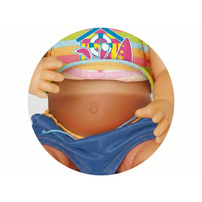 Cicciobello Sunny Bambola Abbronzante con Occhiali Cambia Colore Pancia