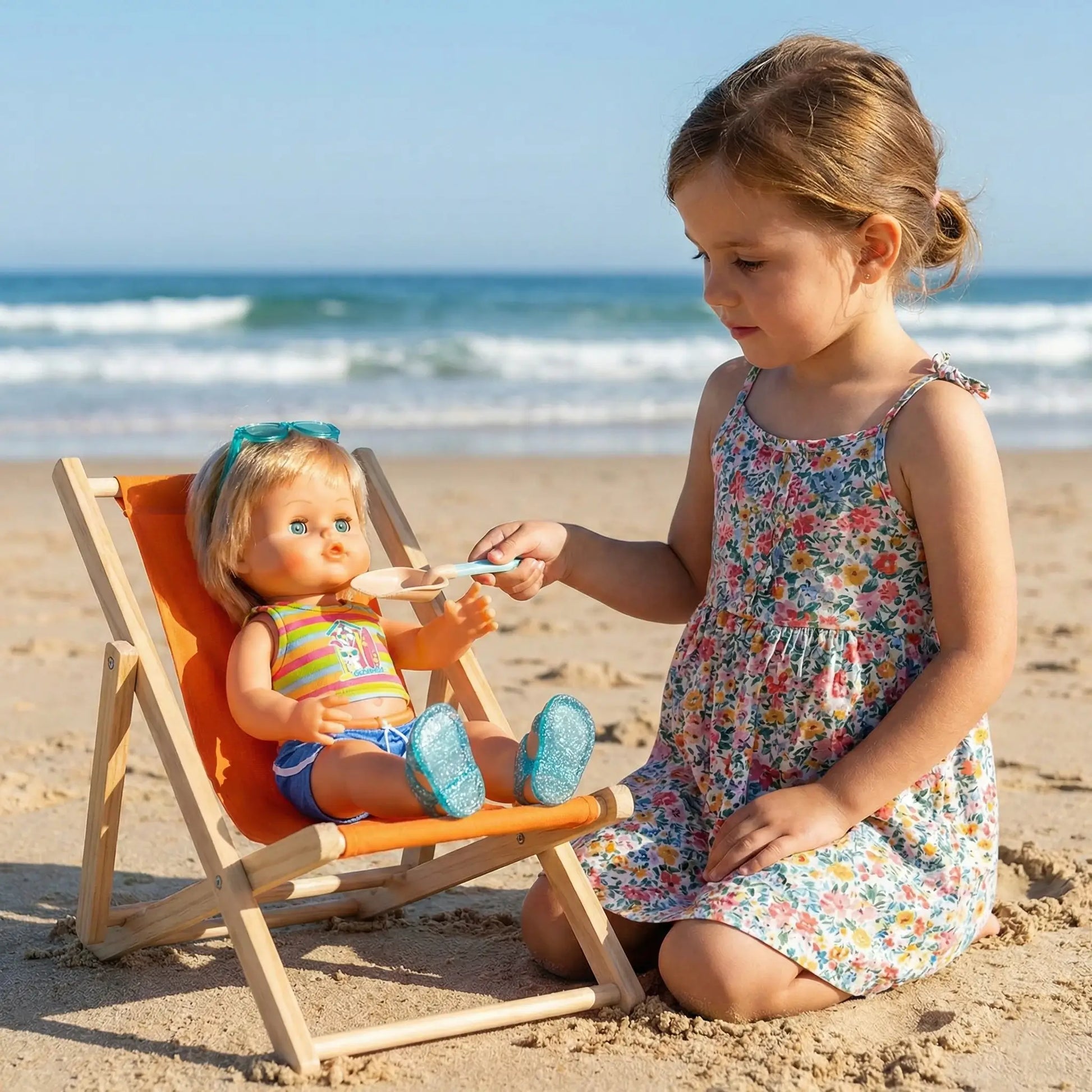 Cicciobello Sunny Bambola Abbronzante con Occhiali Cambia Colore 6