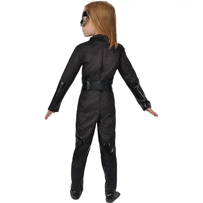 Costume Catwoman Per Bambine Da 5 7 Anni Carnevaleb Originale DC Comics  2