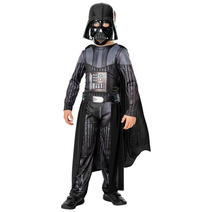 Costume Darth Vader Deluxe Bambino Rubies Vestito Star Wars Ufficiale con Maschera e Mantello 