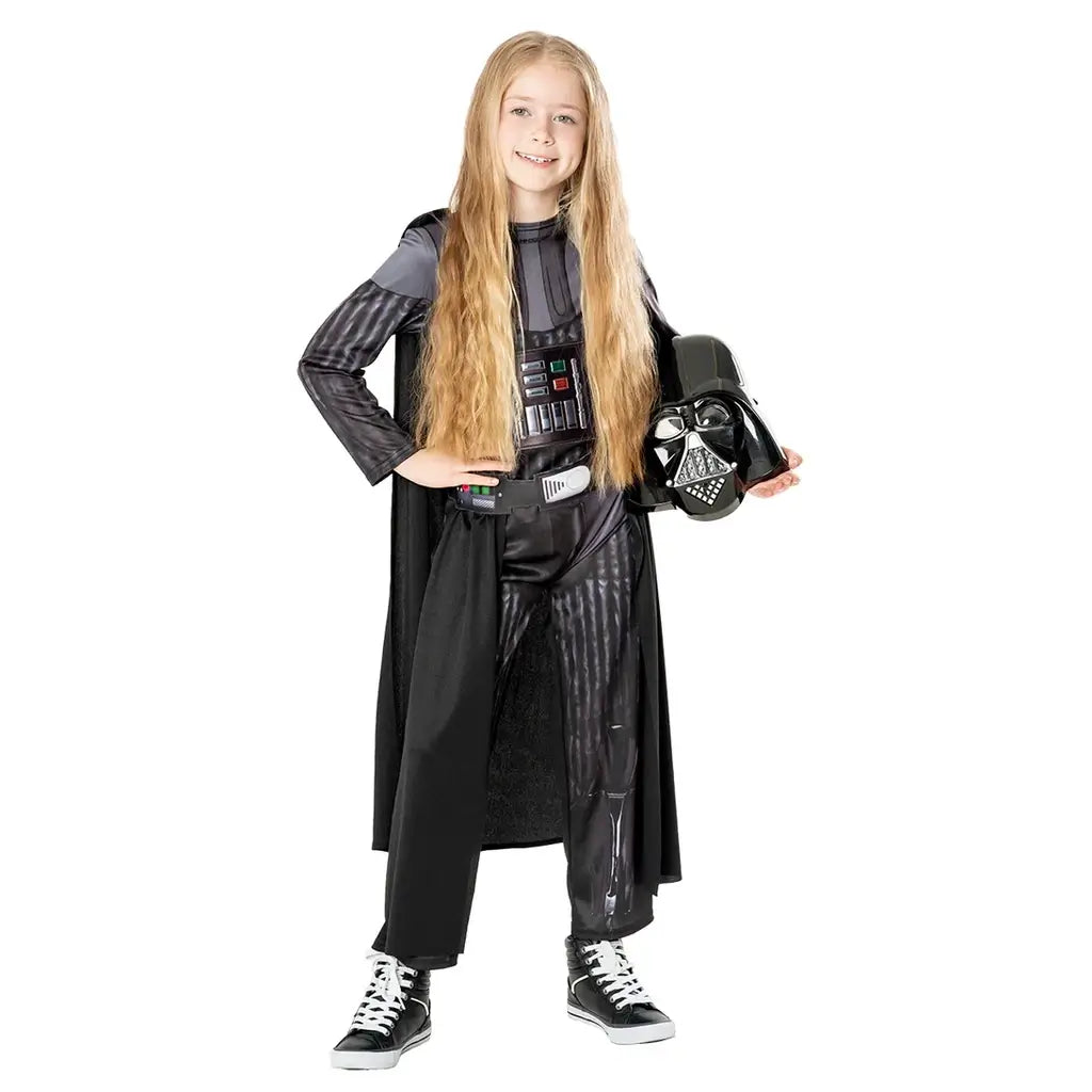 Costume Darth Vader Deluxe Bambino Rubies Vestito Star Wars Ufficiale con Maschera e Mantello 4