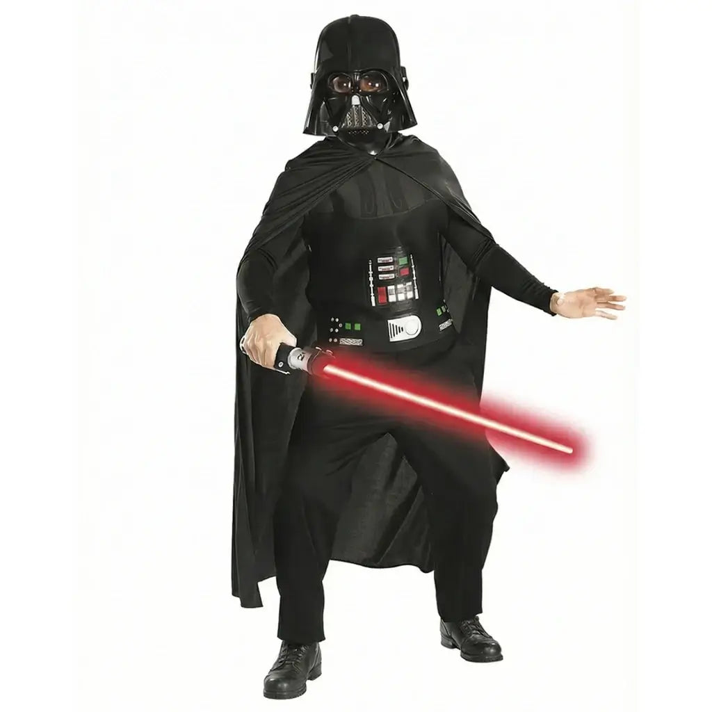 Costume Darth Vader Bambino Star Wars con Maschera e Spada Laser 
