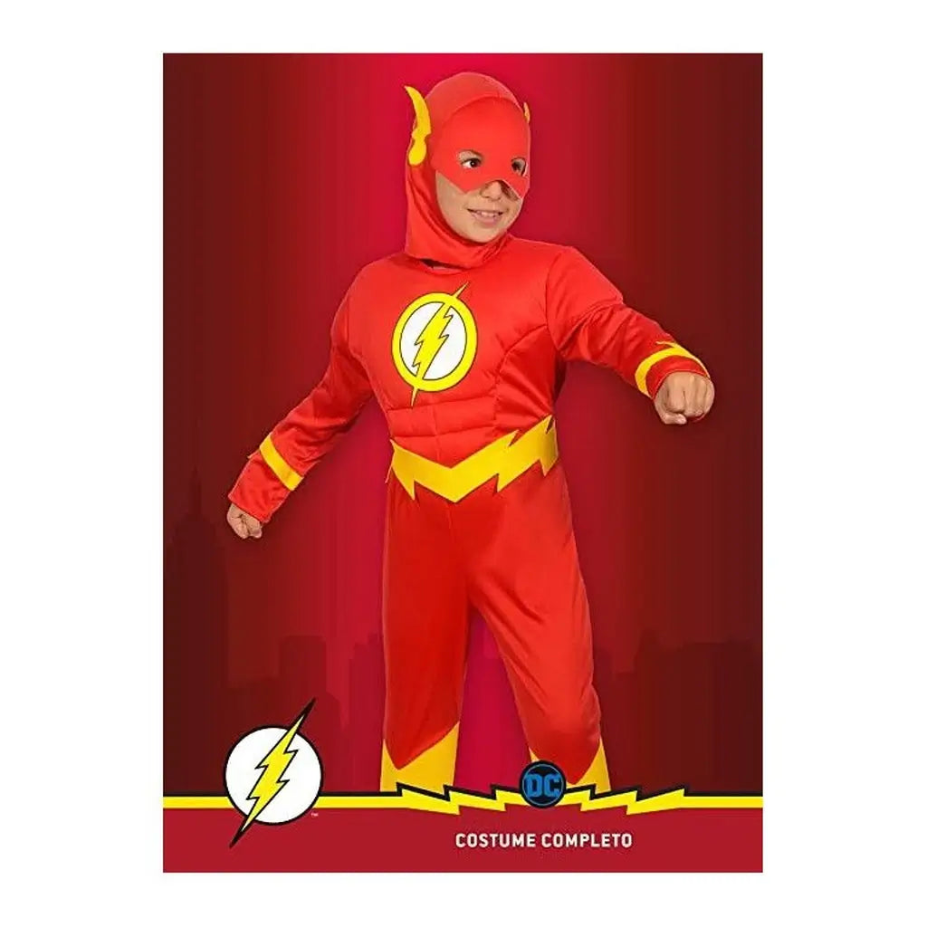 Costume Flash Bambino 3-4 Anni Carnevale Travestimento Supereroi Ciao 11681 2