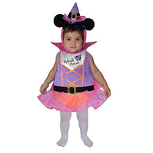 Costume vestito Baby Minnie Streghetta per bambine 6-12 mesi, perfetto per Halloween