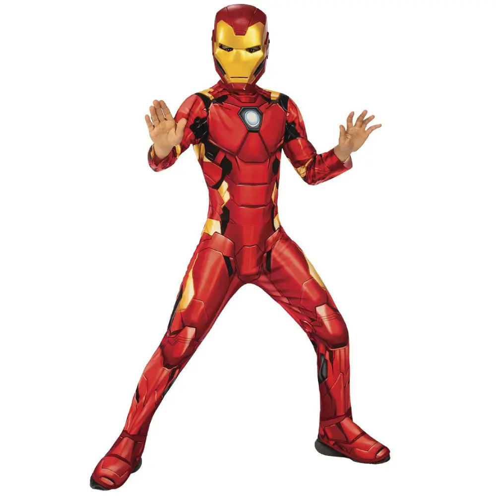 Costume Iron Man Avengers Bambino Tuta e Maschera Marvel Rubie’s 702024 