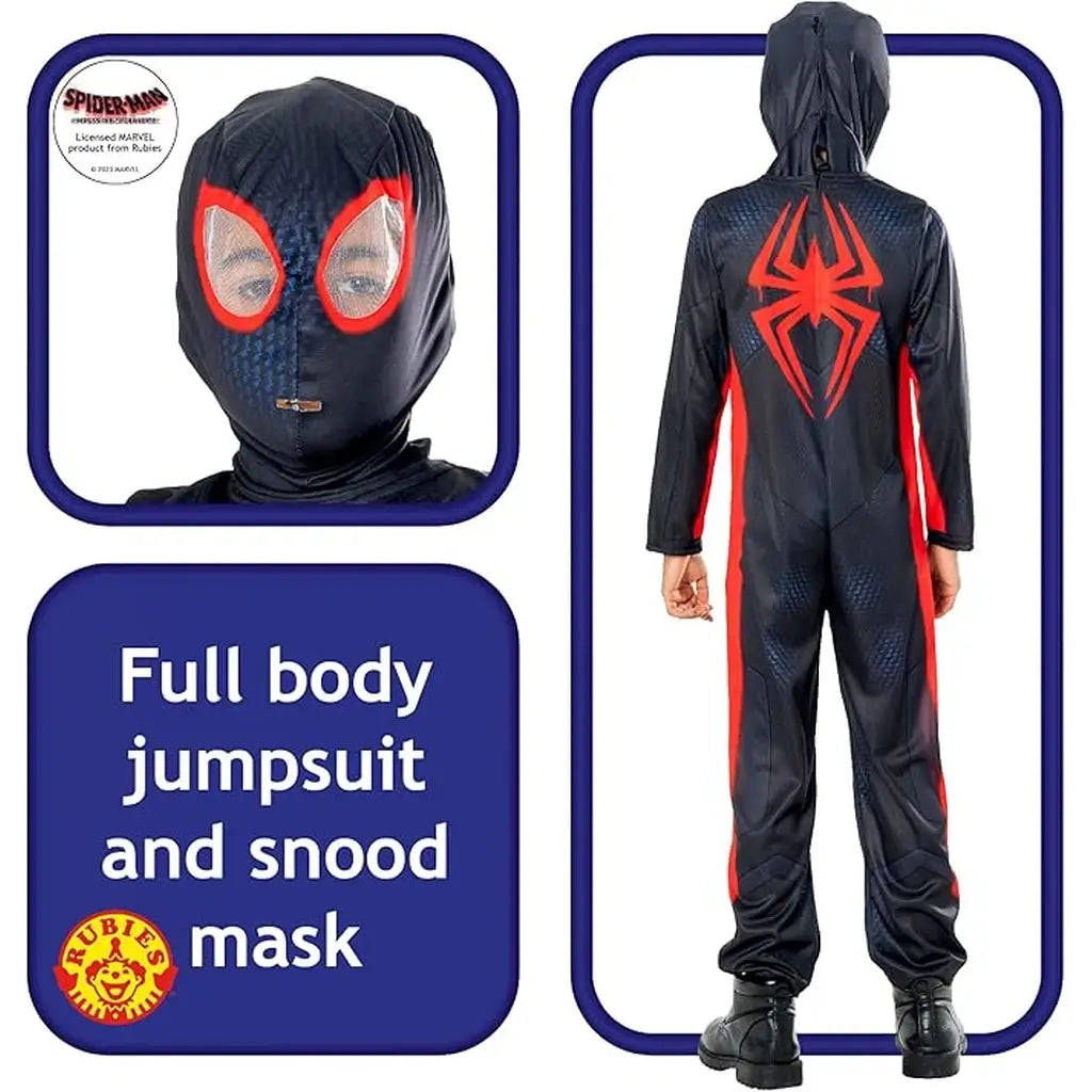 Costume Spiderman Miles Morales Ufficiale Marvel per Bambini 1000716 6