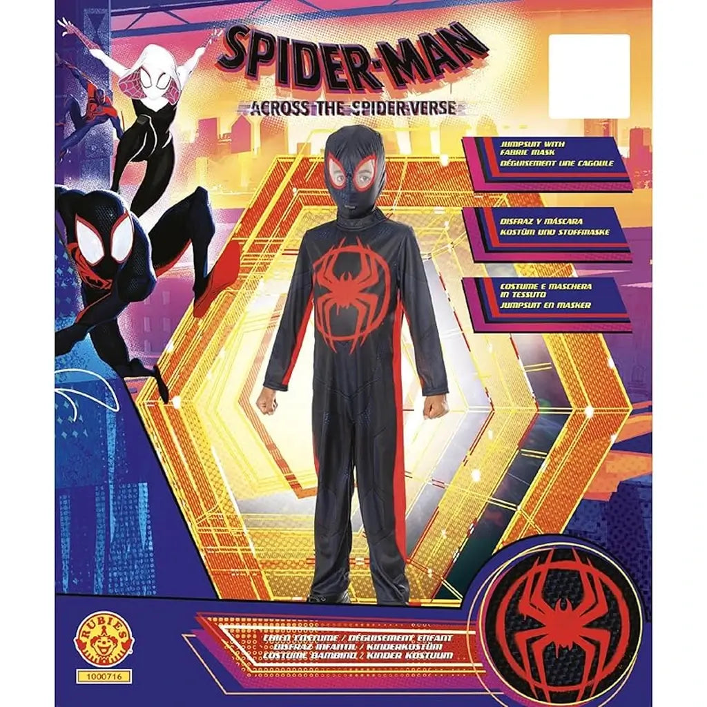 Costume Spiderman Miles Morales Ufficiale Marvel per Bambini 1000716 7
