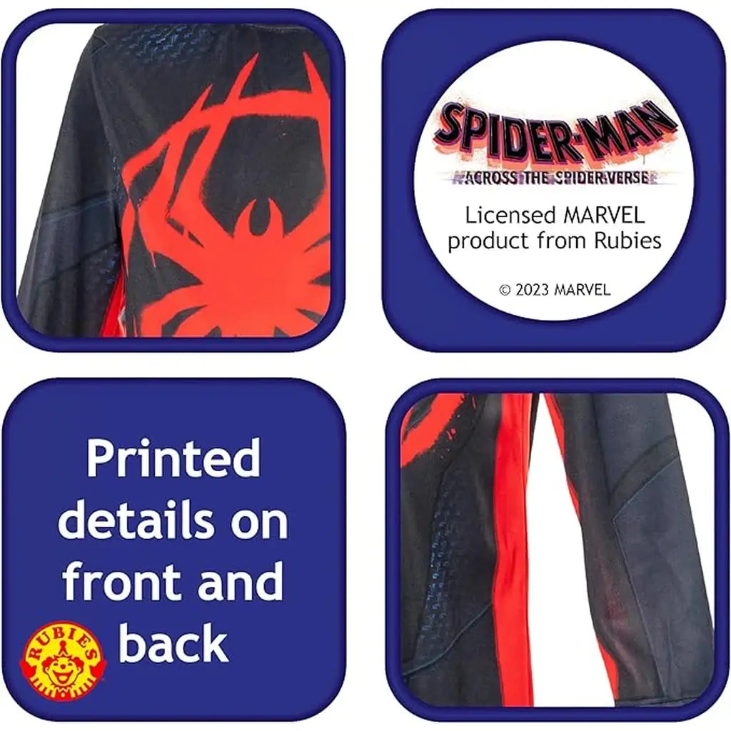 Costume Spiderman Miles Morales Ufficiale Marvel per Bambini 1000716 8