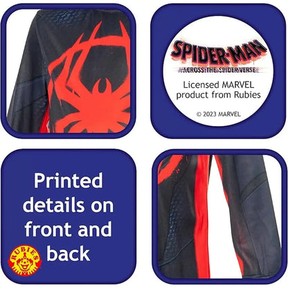 Costume Spiderman Miles Morales Ufficiale Marvel per Bambini 1000716 8