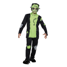 Costume Mostro Frank per bambini 7-8 anni! Perfetto per Halloween e feste a tema, comodo e divertente per ogni occasione.