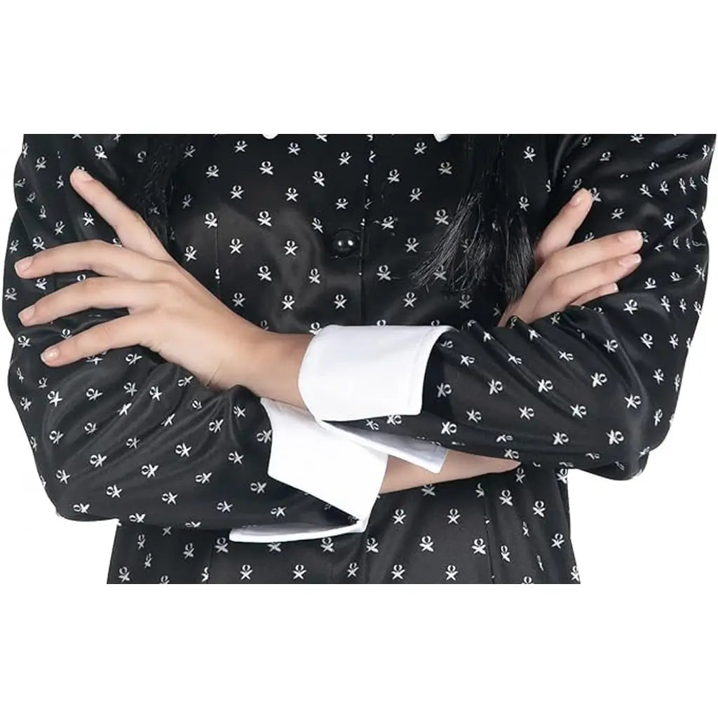 Costume Mercoledì Addams ufficiale per bambine: qualità, comfort e magia per feste, Halloweene travestimenti speciali. Ideale per ragazze 10, 12 anni