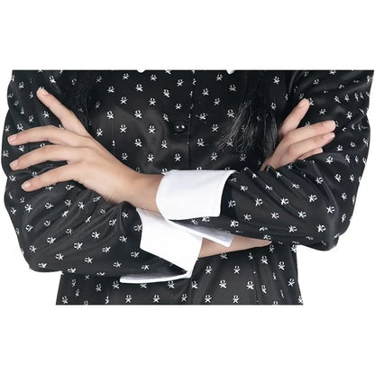 Costume Mercoledì Addams ufficiale per bambine: qualità, comfort e magia per feste, Halloweene travestimenti speciali. Ideale per ragazze 10, 12 anni
