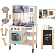 Grande Cucina giocattolo in legno per bambina, completa di accessori e funzioni realistiche per cucinare 1