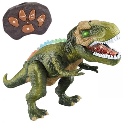 Dinosauro T-Rex radiocomandato con luci, suoni e movimenti realistici. Perfetto per bambini dai 3 anni, divertente e interattivo 