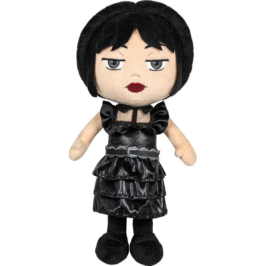 Famosa Peluche Wednesday Addams 32 cm in Abito da Ballo Mercoledi 1