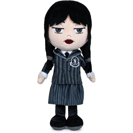 Famosa Peluche Wednesday Mercoledi Addams 32cm in Divisa Scuola 1