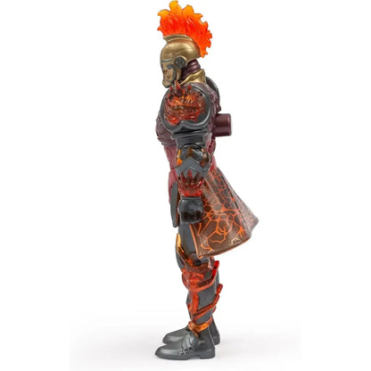 Action Figure di Fireon Gormita del Clan del Fuoco da 15 cm, completamente articolato e dotato di una funzione di attacco.Prodotto Giochi Preziosi Età 3+.3